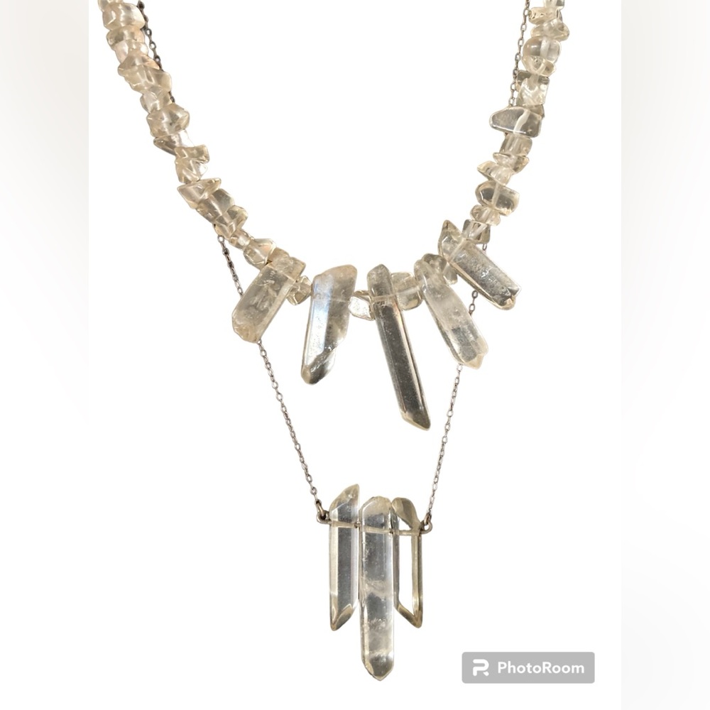 CLEAR CRYSTAL QUARTZ NECKLACES
